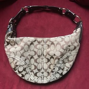 Coach signature small shoulder bag